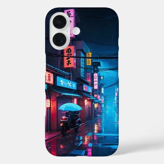 Tokyo Street 's nachts LoFi Art Case-Mate iPhone Case (Achterkant)