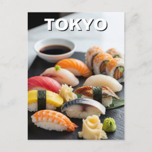 Tokyo Sushi Japanse keuken Briefkaart