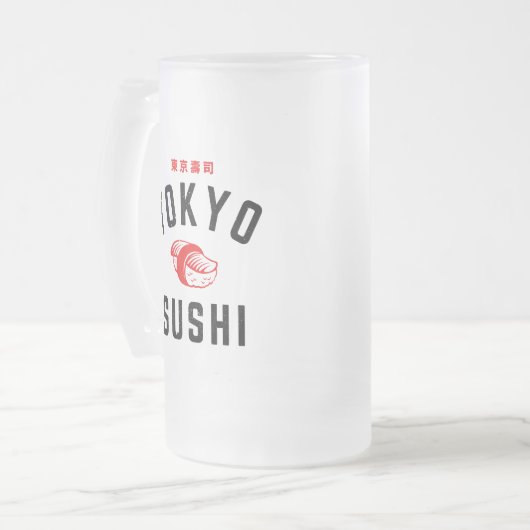 Tokyo Sushi Matglas Bierpul (Voorkant links)