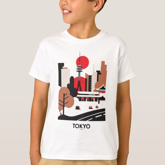 Tokyo Travel T-shirt (Voorkant)