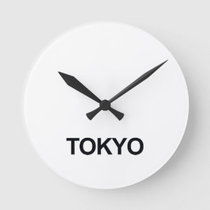 TOKYO WERELDWIJDE TIMEZONE CLOCK SET RONDE KLOK