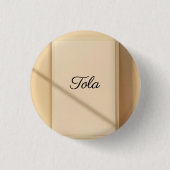 Tola Modern Name Button – Personalized Wall Print (Voorkant)