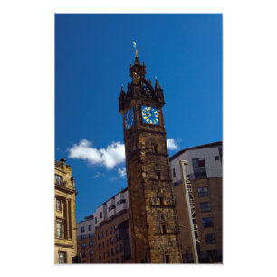 Tolbooth Steeple, Glasgow, Scotland Photo print Foto Afdruk