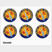 Toledo Bend Reservoir Ronde Sticker (Vel)