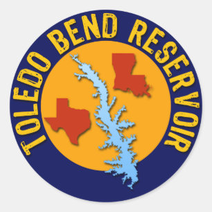 Toledo Bend Reservoir Ronde Sticker