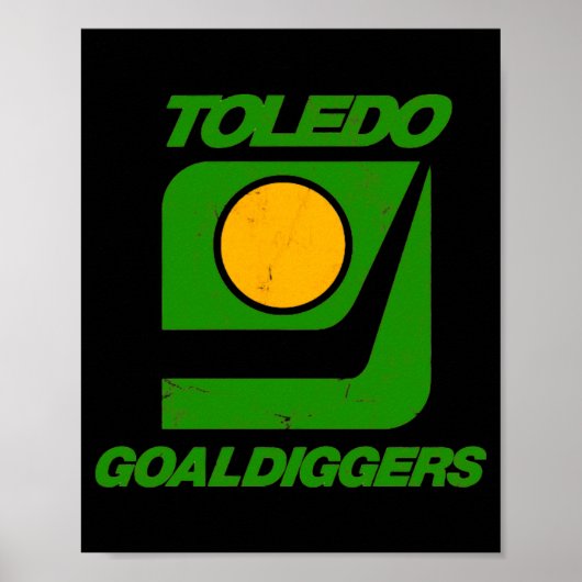 Toledo Goaldiggers 70s80s Hockey Team  Poster (Voorkant)
