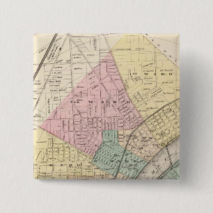 Toledo, Ohio 2 Vierkante Button 5,1 Cm