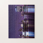 Toledo Ohio City Skyline bij nacht Legpuzzel (Verticaal)