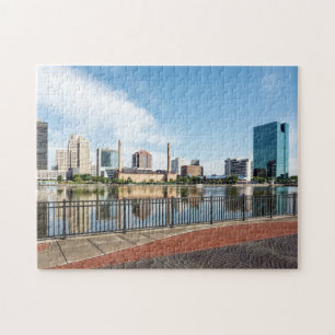 Toledo Ohio City Skyline Legpuzzel