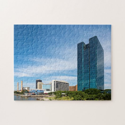 Toledo Ohio City Skyline Legpuzzel (Horizontaal)