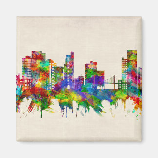 Toledo Ohio Skyline Magneet