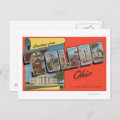 Toledo, Ohio - US Naval Reserve Building Briefkaart (Voorkant / Achterkant)