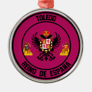 Toledo Round Emblem Metalen Ornament