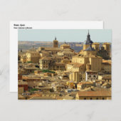 Toledo Skyline Spanje Briefkaart (Voorkant / Achterkant)