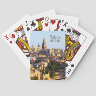 Toledo Spanje aangepaste tekstspeelkaarten Pokerkaarten