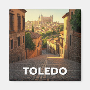 Toledo Spanje Alcazar Reizen Magneet