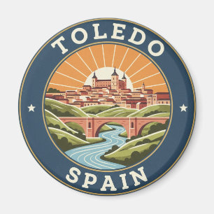 Toledo Spanje Alcazar Reizen Magneet