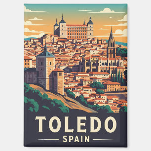 Toledo Spanje Alcazar Reizen Magneet