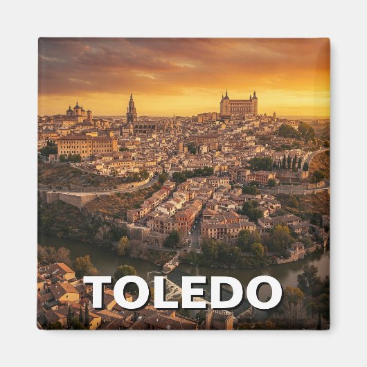 Toledo Spanje Reizen Magneet (Voorkant)