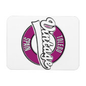 Toledo spanje retro stijl logo magneet (Horizontaal)