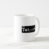 Tolérance Symboles religieux Mug (Devant droit)