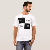 Tolerantie = Vrede T-shirt (Voorkant volledig)