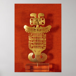 Tolima-sierbloem in de vorm van een menselijk-in-d poster