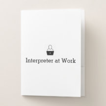 Tolk aan het werk 3 Ring Multomap Pocket Folder