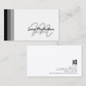 Tolk Special SkillsServices CursiveMonogram Visitekaartje (Voorkant / Achterkant)