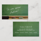 tolk, vertaler, Visitekaartje (Voorkant / Achterkant)