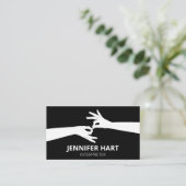 tolk visitekaartje (Staand voorkant)