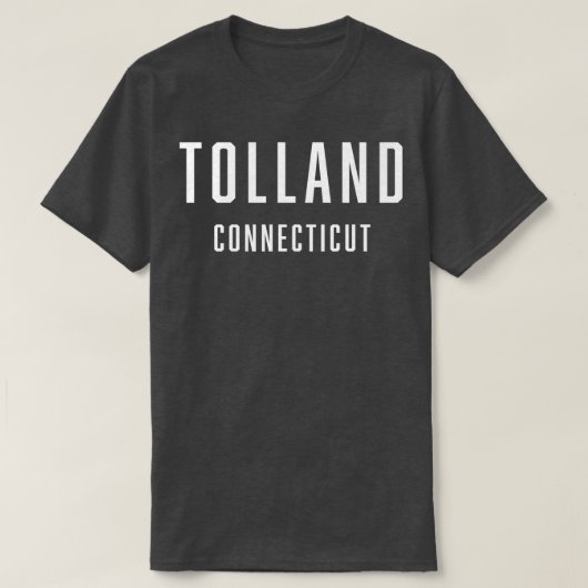 Tolland Connecticut TShirt (Design devant)