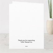 Toller Holiday-kaart Kaart (Achterkant)