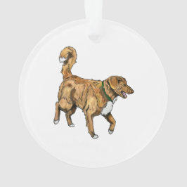 Toller Round Ornament