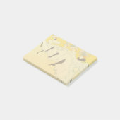 Tolouse-Lautrec Dancing Girls Yellow Poster Art Post-it® Notes (Schuin)