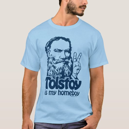 Tolstoy est mon T-shirt de Homeboy (Devant)