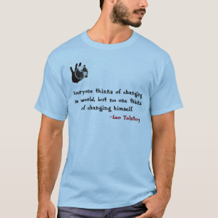 Tolstoy gedachtenproces t-shirt