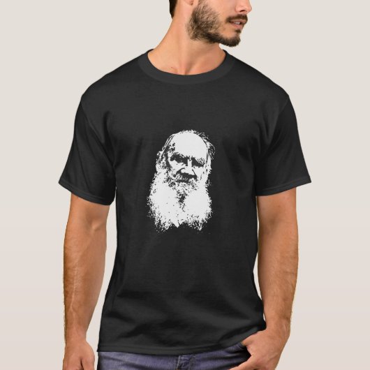 Tolstoy Mannen Tshirt (Voorkant)