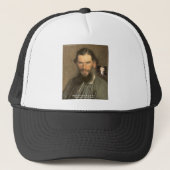 Tolstoy "Nietzsche = Stupid" Quote Gifts T - shirt Trucker Pet (Voorkant)