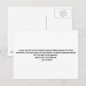 Tolstoy vegetarian quote briefkaart (Voorkant / Achterkant)