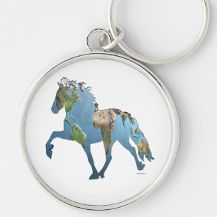 Tolt de Wereld Sleutelhanger