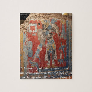 Toltec Empire Graphic & Famous Proverb Legpuzzel