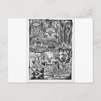 Toltec Warriors Briefkaart