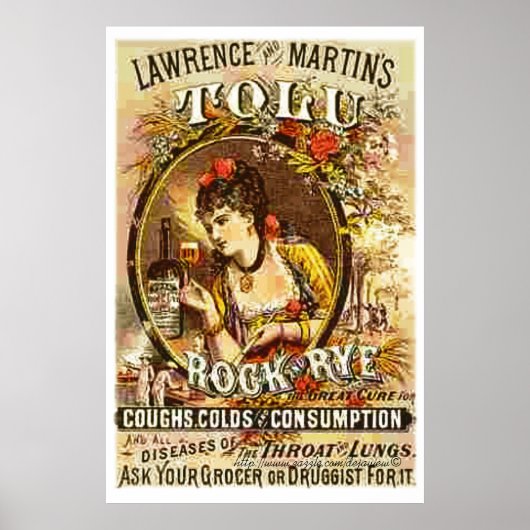 "Tolu Rock and Rye" Poster (Voorkant)