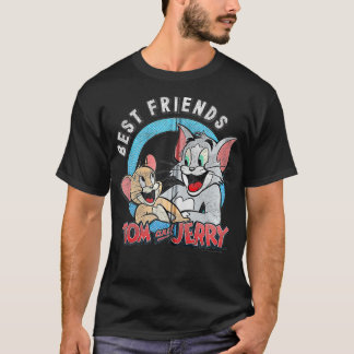 Tom and Jerry Best Friends Portret Zip T-shirt