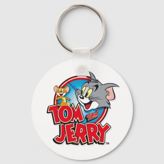 Tom and Jerry Logo Sleutelhanger (Voorkant)