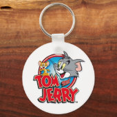 Tom and Jerry Logo Sleutelhanger (Voorkant)
