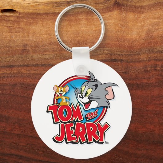 Tom and Jerry Logo Sleutelhanger (Voorkant)