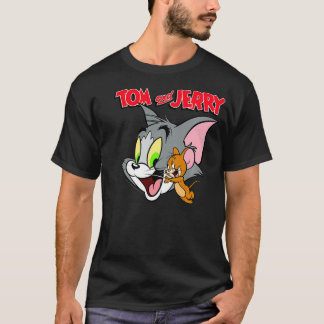 Tom And Jerry Simple Portrait Logo  T-shirt