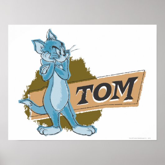 Tom Attitude Logo Poster (Voorkant)